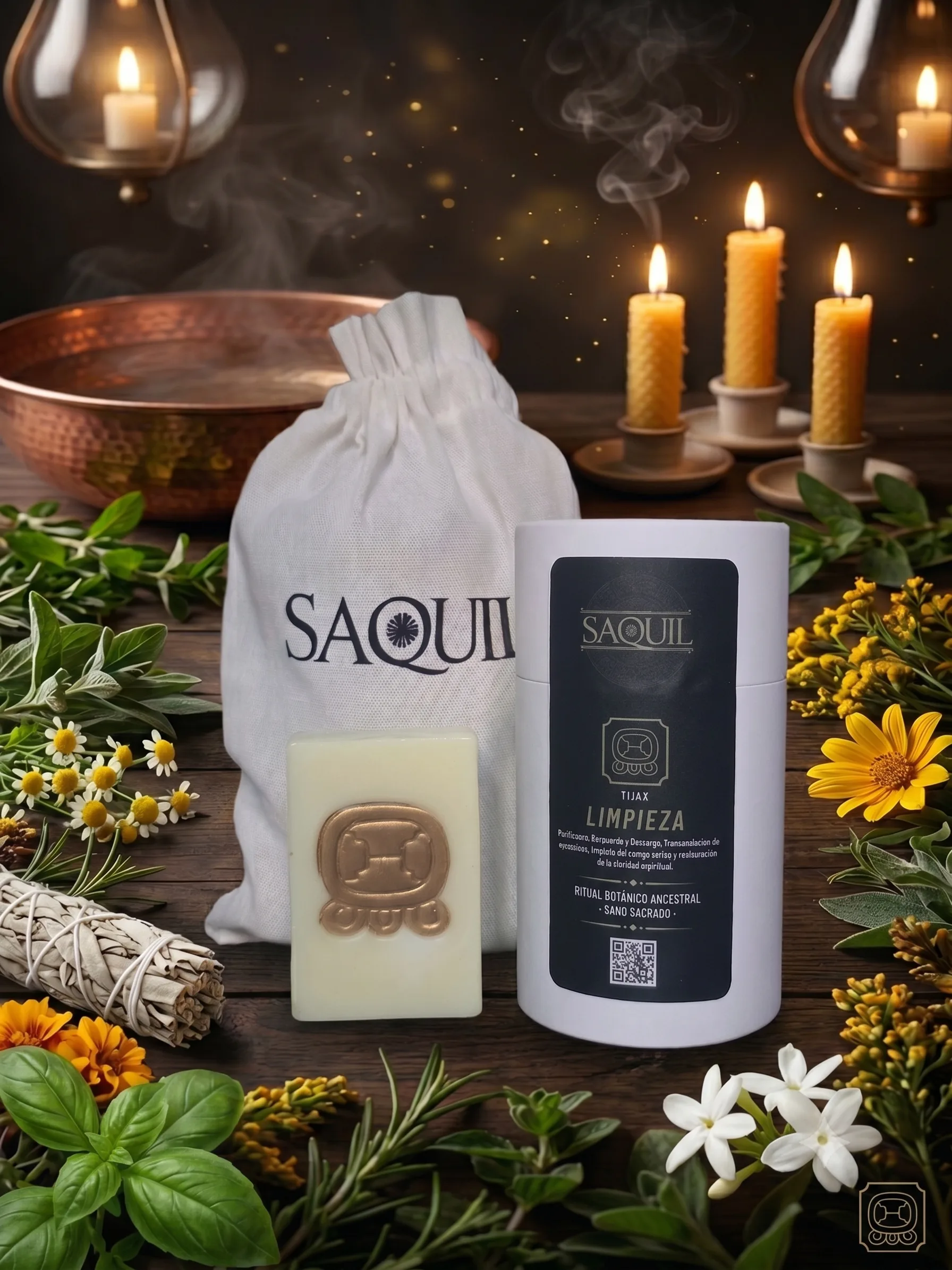 Baño de Limpieza · Kit Sagrado (Sello de Tijax)