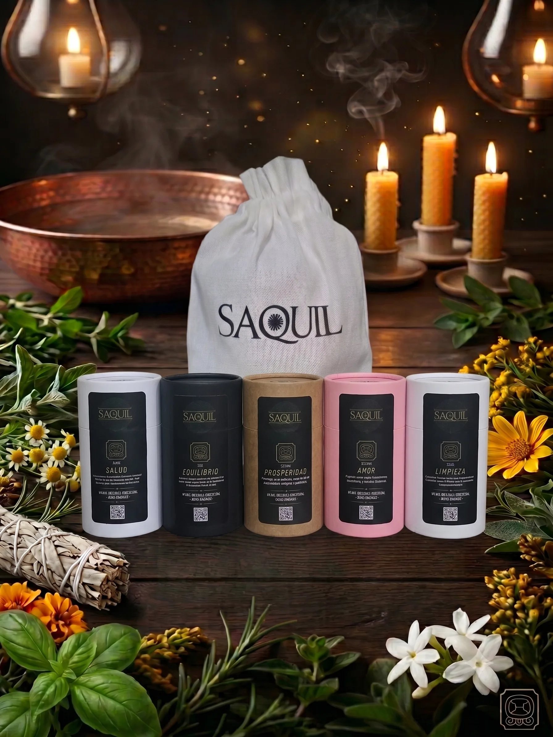 Familia de Baños Sagrados SAQUIL